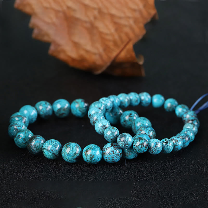Bracelet force et courage en pierre naturelle de phénix Buddha Stones