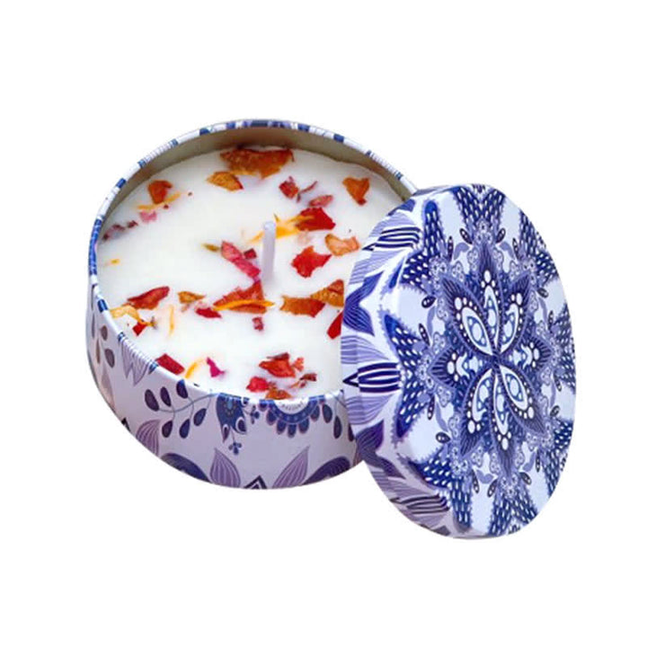 Bougie parfumée à la cire de soja au thé blanc, fleur de gingembre, lavande et gardénia, cadeau pour la famille et les amis - Clou de girofle - image 36