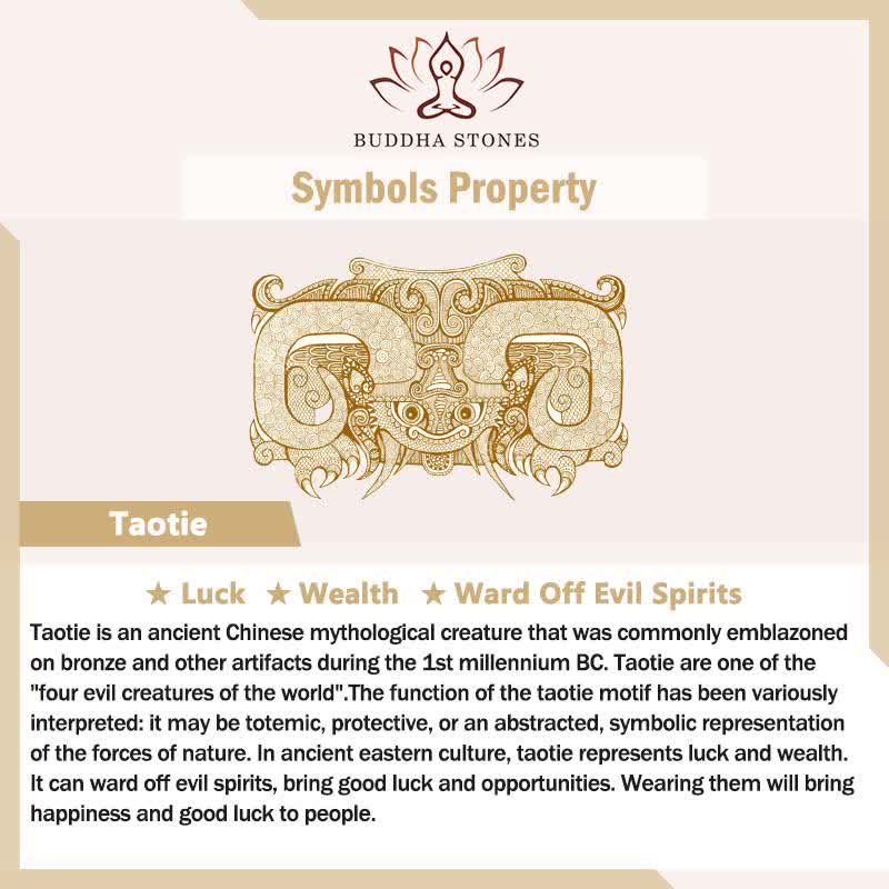 Buddha Stones Taotie Wealth