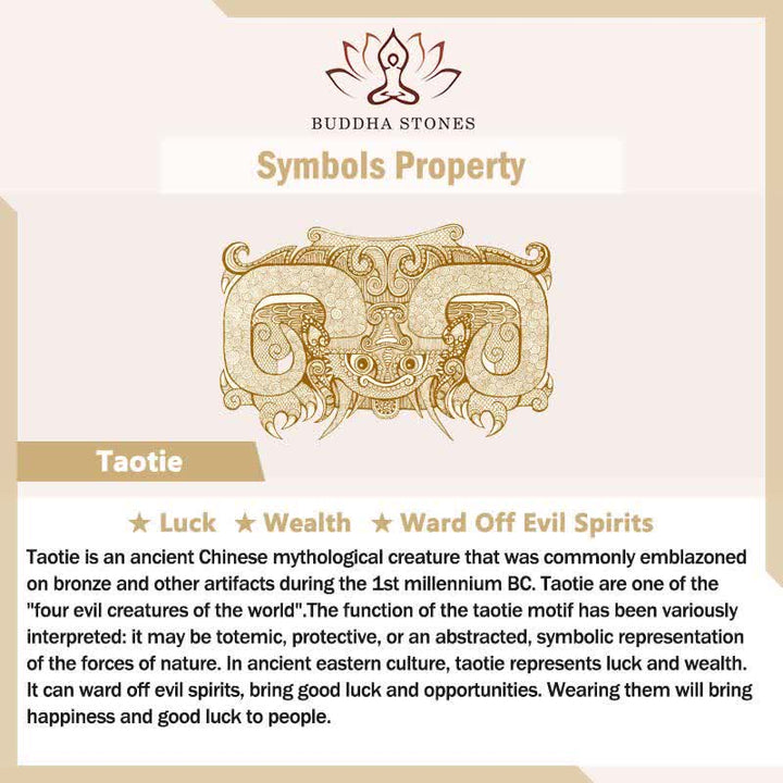 Buddha Stones Taotie Wealth