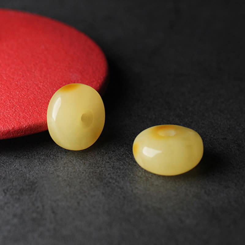 Bracelet à breloques de protection PiXiu en agate rouge avec boucle de paix en ambre et citrine naturelle de 108 perles de Mala - image 15