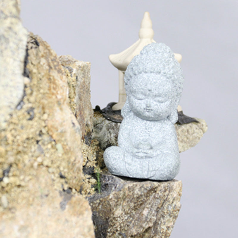 Buddha Stones Méditation Statue de Bouddha Compassion Décoration de la maison - image 8