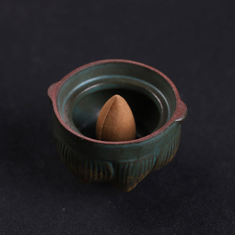 Brûleur d'encens suspendu en Buddha Stones et lotus pour méditation - image 4