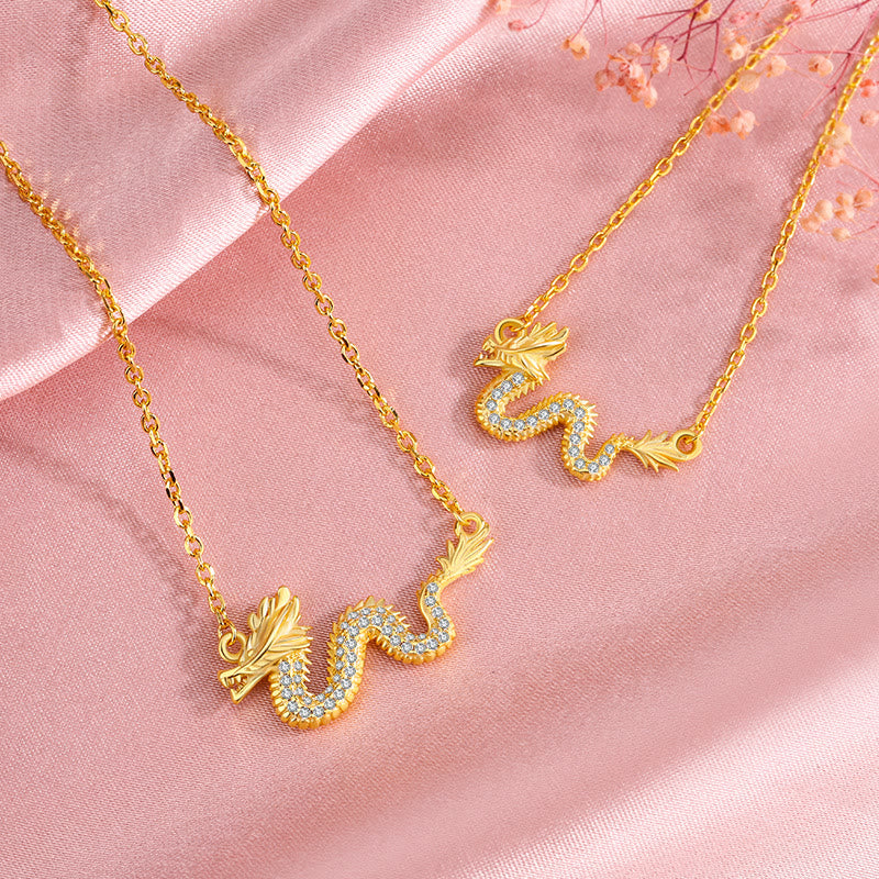 Collier avec pendentif porte-bonheur en argent sterling 925 avec Buddha Stones Année du Dragon - image 4