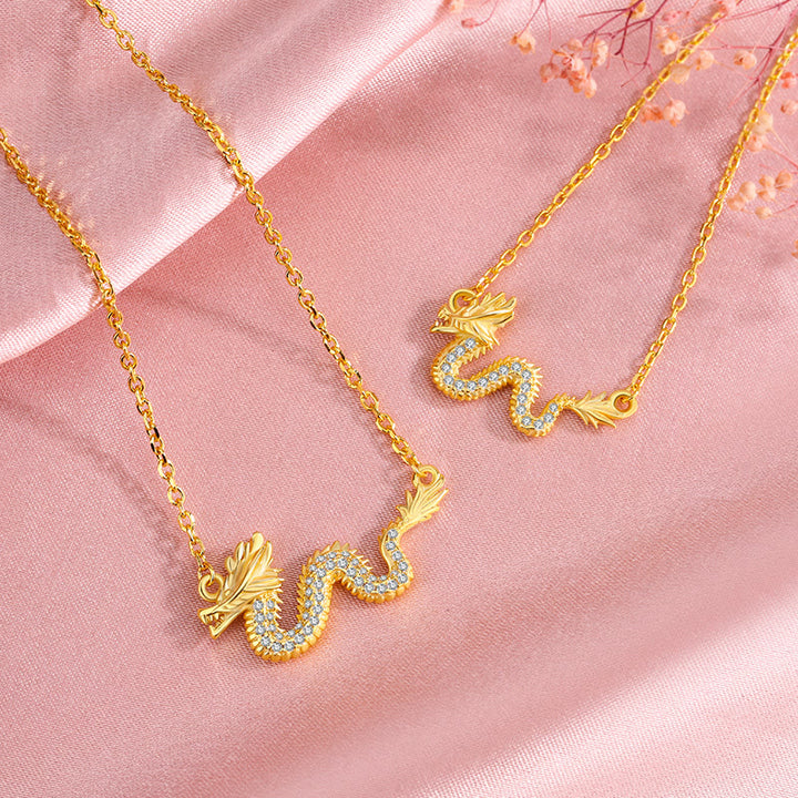 Collier avec pendentif porte-bonheur en argent sterling 925 avec Buddha Stones Année du Dragon - image 4