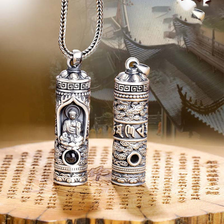 Collier avec pendentif de prospérité et projection de Bouddha du zodiaque chinois - image 18