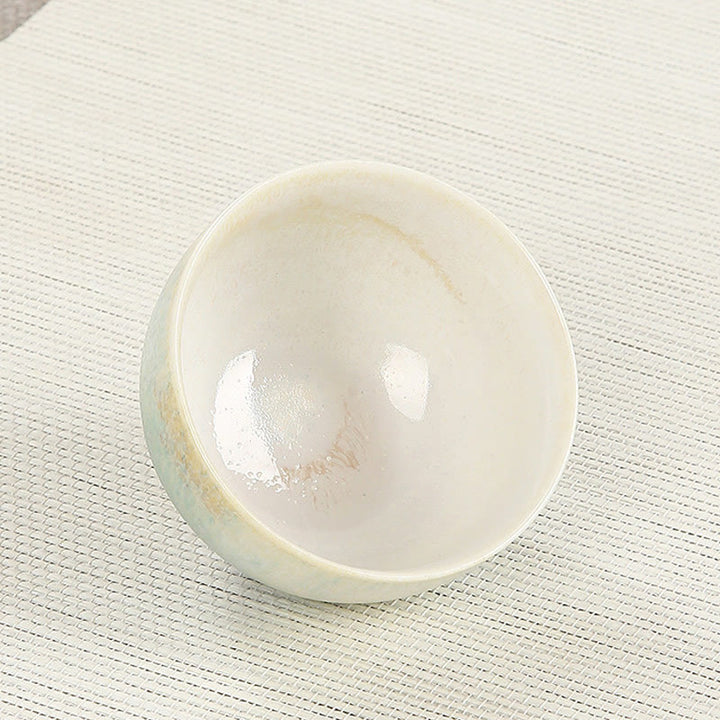 Tasse à thé créative en céramique verte Buddha Stones Tasses à thé Kung Fu