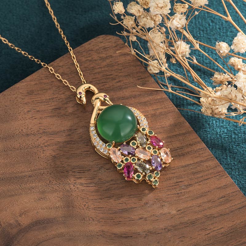 Collier avec Buddha Stones