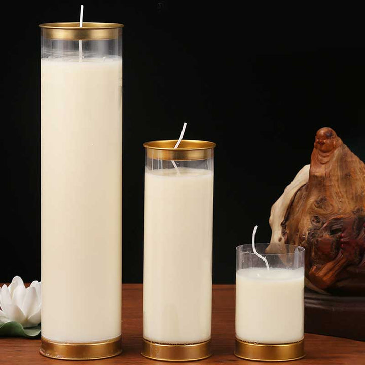 Bougie d'autel de prière de méditation Objets d'utilisation pour rituels de temple bouddhiste - image 4