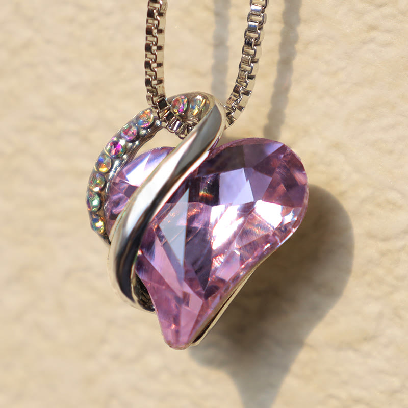 Collier pendentif énergie de guérison pierre de naissance coeur amour Buddha Stones
