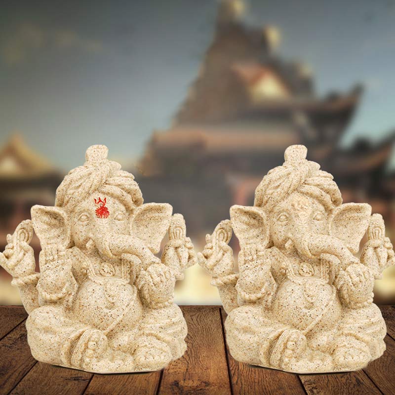 Statue d'éléphant Ganesh Ganpati Transformation Décoration de la maison