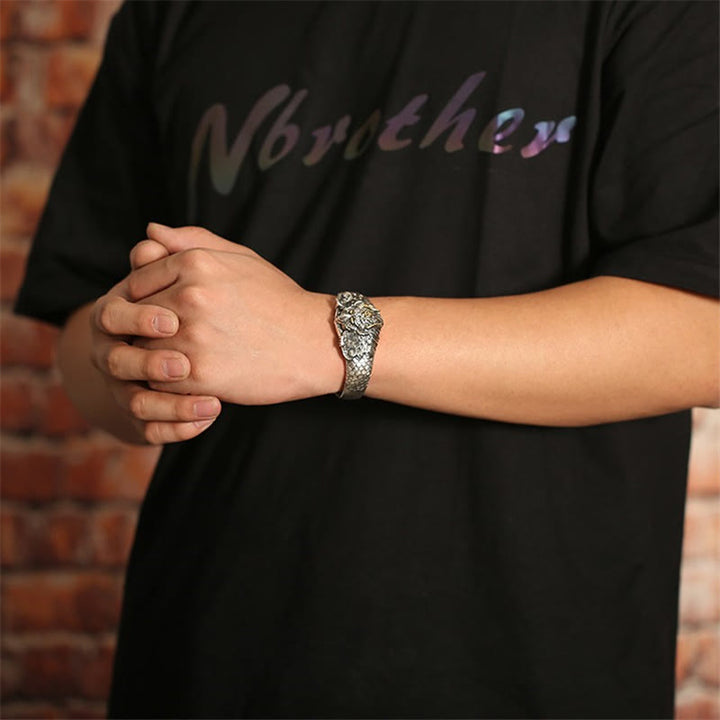 Bracelet de protection tibétain avec oiseau Garuda