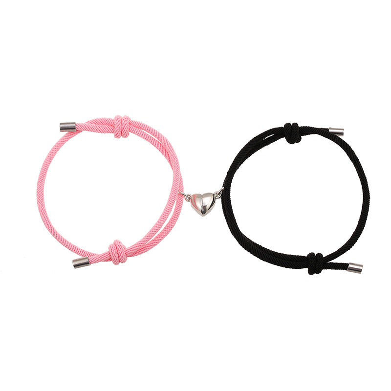 Lot de 2 bracelets magnétiques pour couple