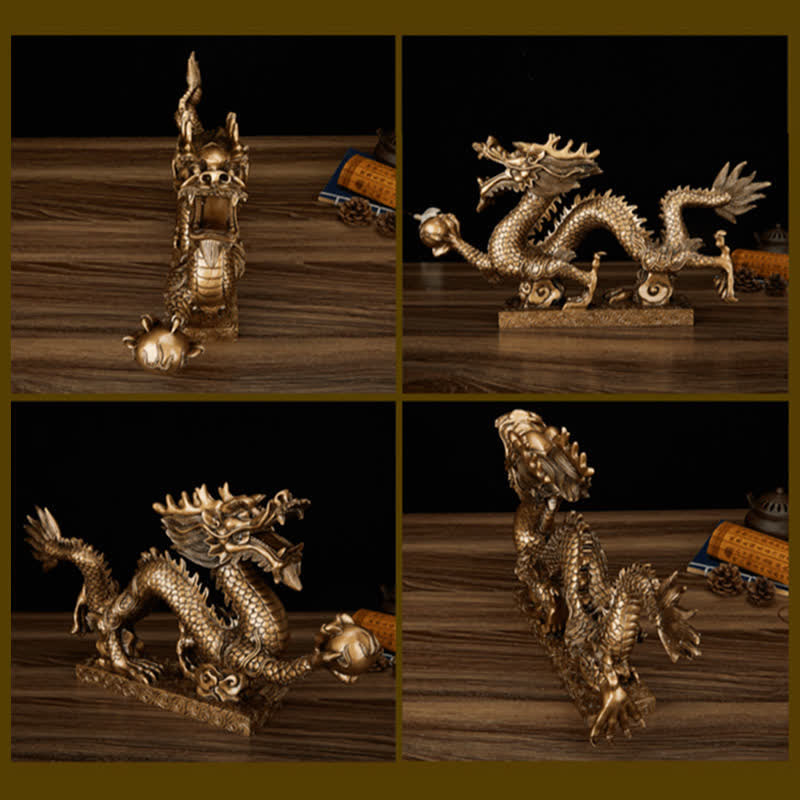 Buddha Stones Feng Shui Dragon Nuage de Bon augure Richesse Chance Décoration - image 19