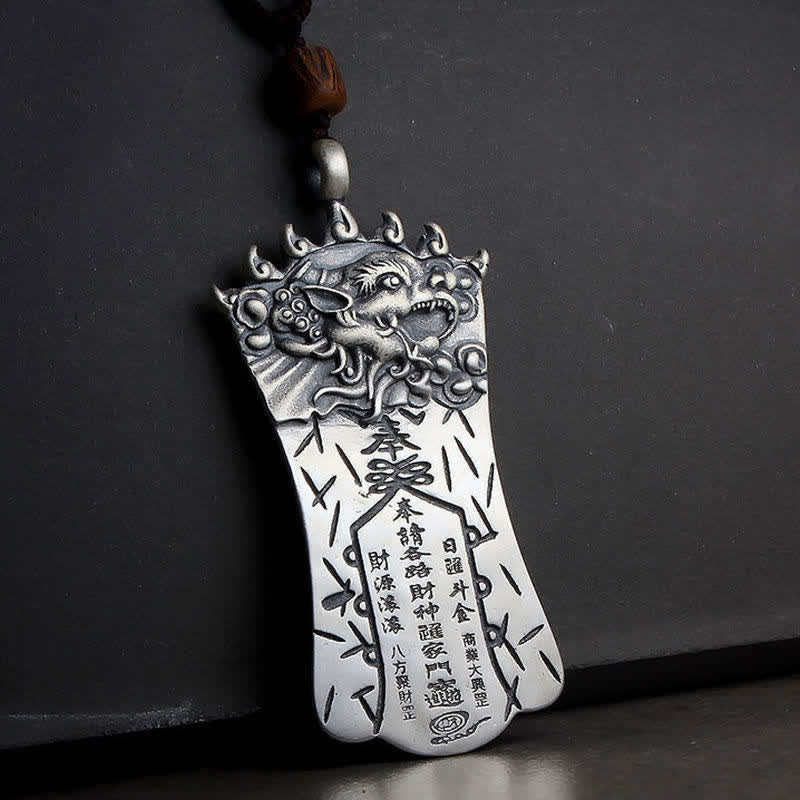 Collier pendentif Feng Shui Bagua PiXiu Cinabre Balance - image 10