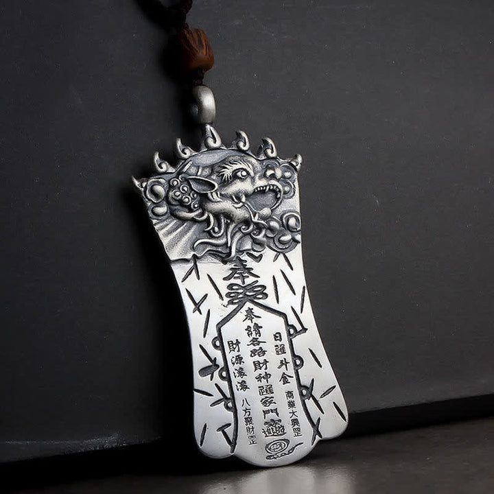 Collier pendentif Feng Shui Bagua PiXiu Cinabre Balance - image 10