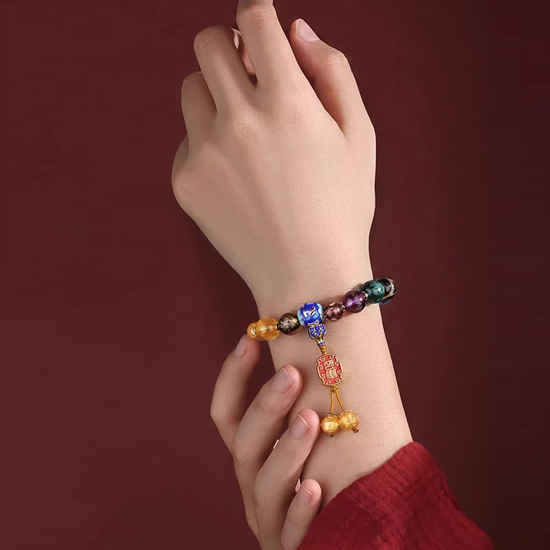 Buddha Stones Tibétain Coloré Cendres Perles de Verre Liuli Om Mani Padme Hum Dorje Vajra 18 Perles Poignet Mala