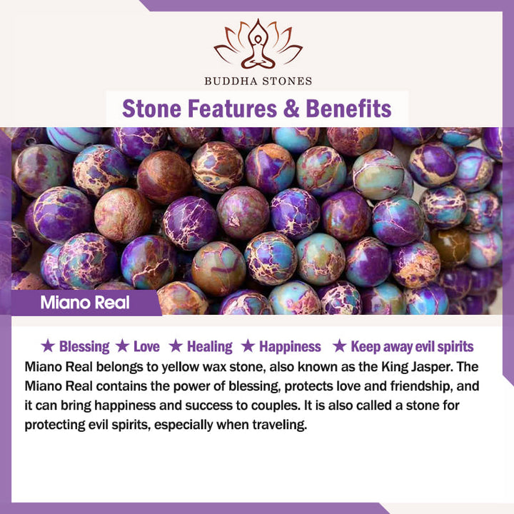 Buddha Stones violettes et lotus