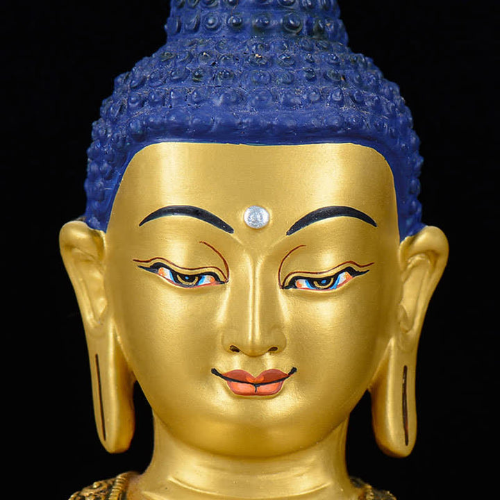 Statue décorative en cuivre de la compassion de Bouddha Shakyamuni - image 6