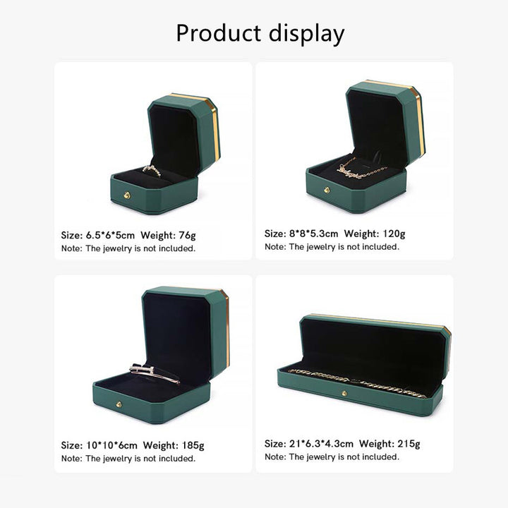 Coffret de rangement pour bijoux Coffret cadeau en cuir PU - image 27