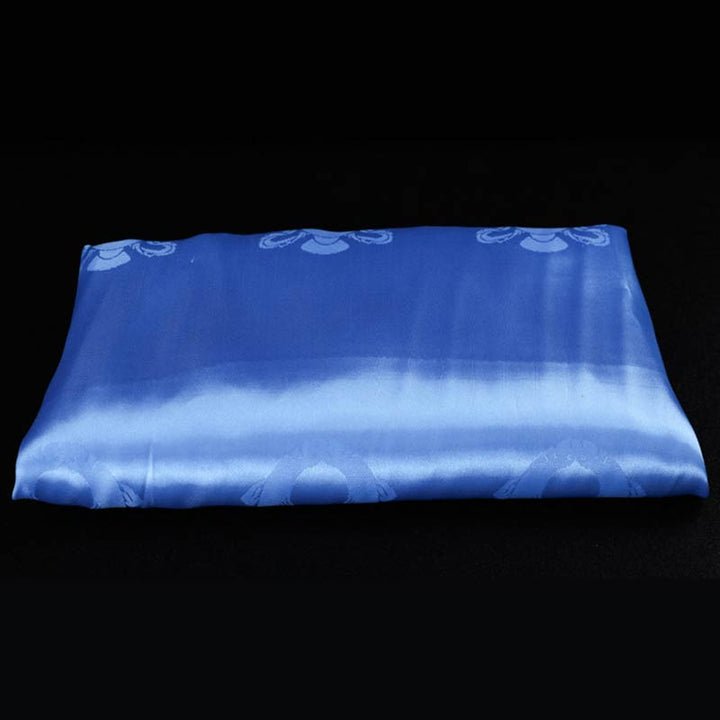 Décoration Khata de 5 couleurs avec bénédiction tibétaine - Bleu - image 11