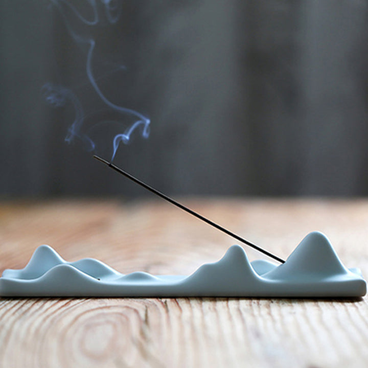 Porte-encens Buddha Stones Mountain Cloud Méditation Balance