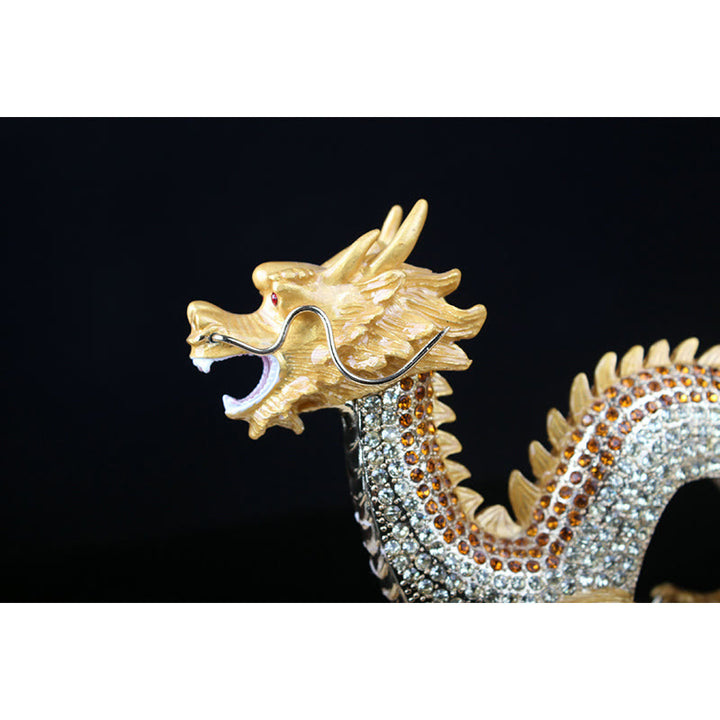 Buddha Stones Feng Shui faites à la main Dragon Chance Succès Décoration de la maison - image 2