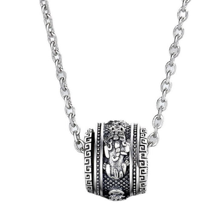 Collier pendentif rotatif PiXiu Lucky Wealth Buddha Stones - image 6