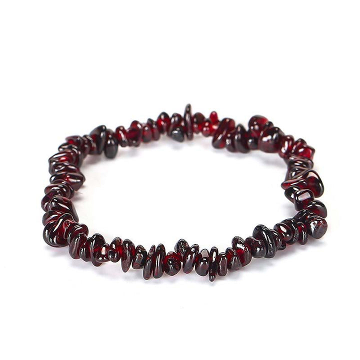 Bracelet apaisant et chaleureux en pierre de cristal de forme irrégulière naturelle - image 27