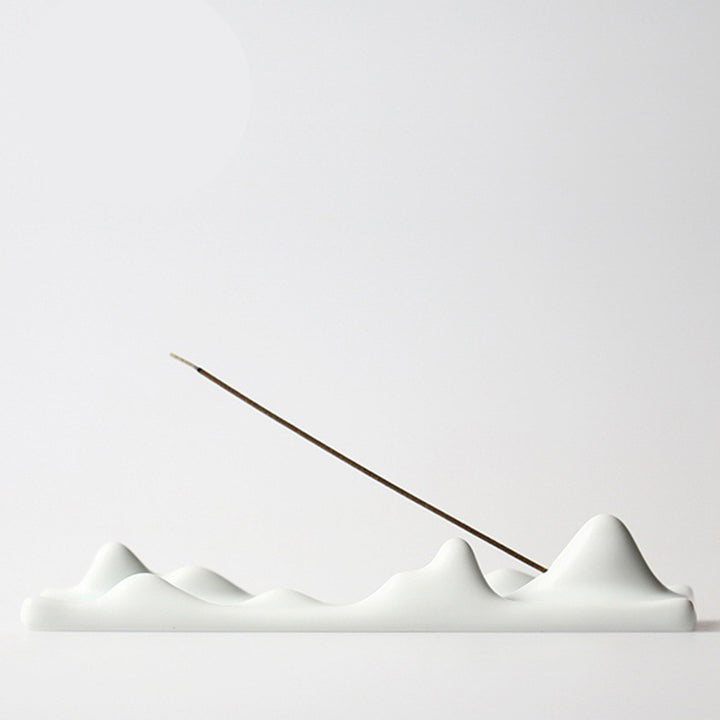 Porte-encens Buddha Stones Mountain Cloud Méditation Balance