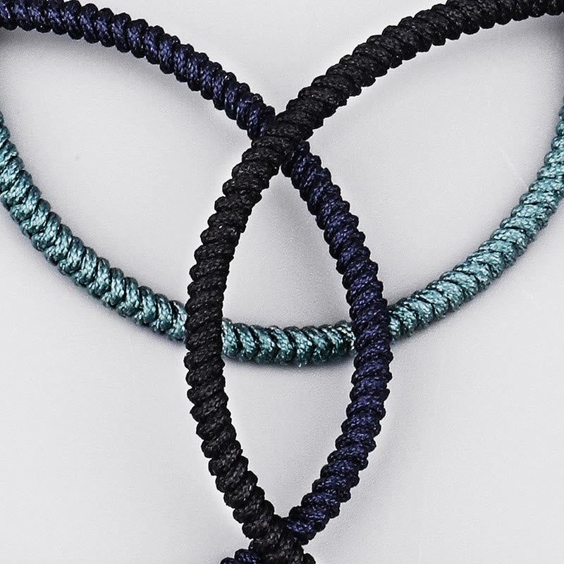 Bracelet de force tibétain en Buddha Stones , 3 pièces, nœud King Kong, amulette artisanale