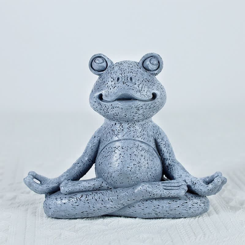 Décoration Zen Chien Chat Grenouille Méditant - image 11