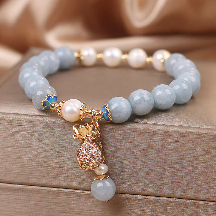 Bracelet porte-bonheur en Buddha Stones