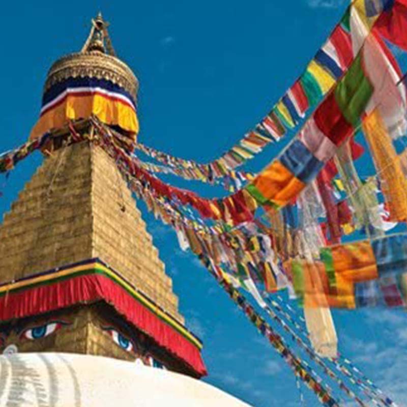 Buddha Stones Drapeau de prière Windhorse d'extérieur longue durée (20 pièces) - image 5