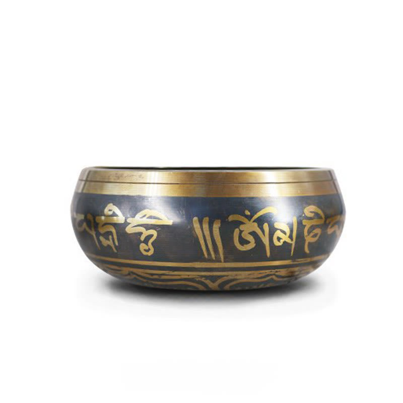 Buddha Stones Bol de méditation tibétain pour la guérison et la pleine conscience Om Mani Padme Hum - image 17