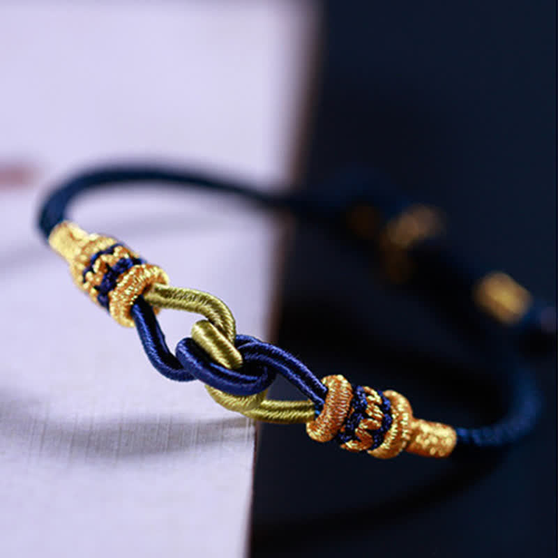 Bracelet tressé en Buddha Stones fait à la main, nouage, foi, force