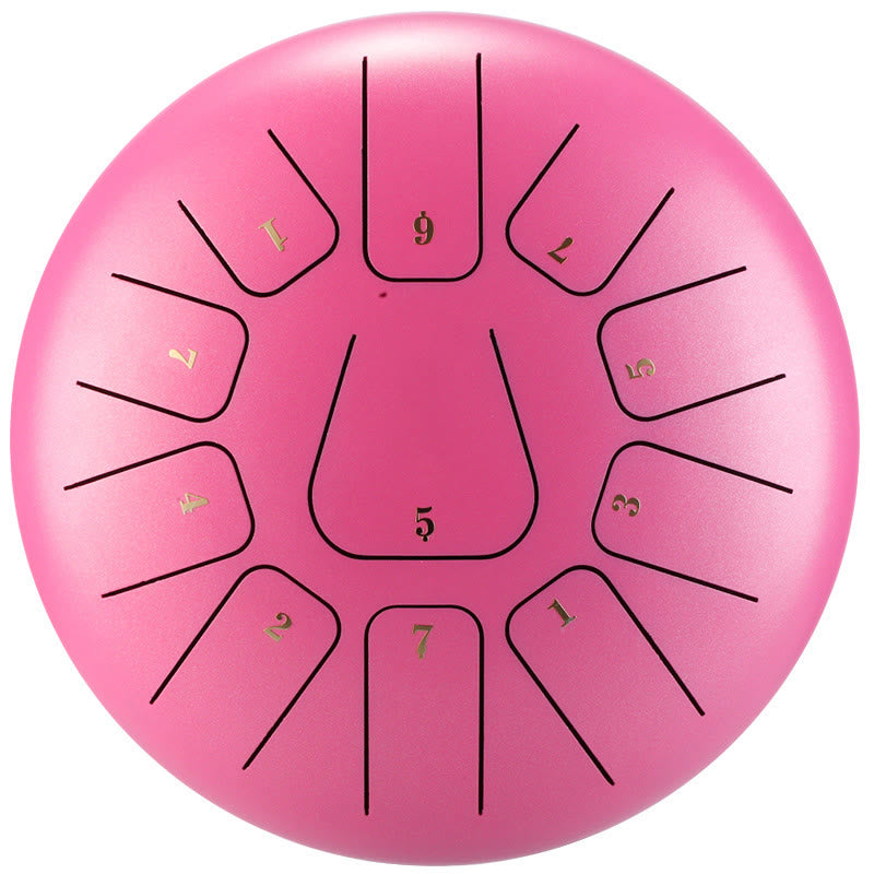 Buddha Stones Steel Tongue Drum Kit de batterie de yoga de méditation de pleine conscience de guérison sonore 11 notes 8 pouces - image 16