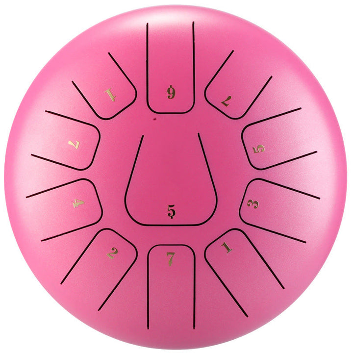Buddha Stones Steel Tongue Drum Kit de batterie de yoga de méditation de pleine conscience de guérison sonore 11 notes 8 pouces - image 16