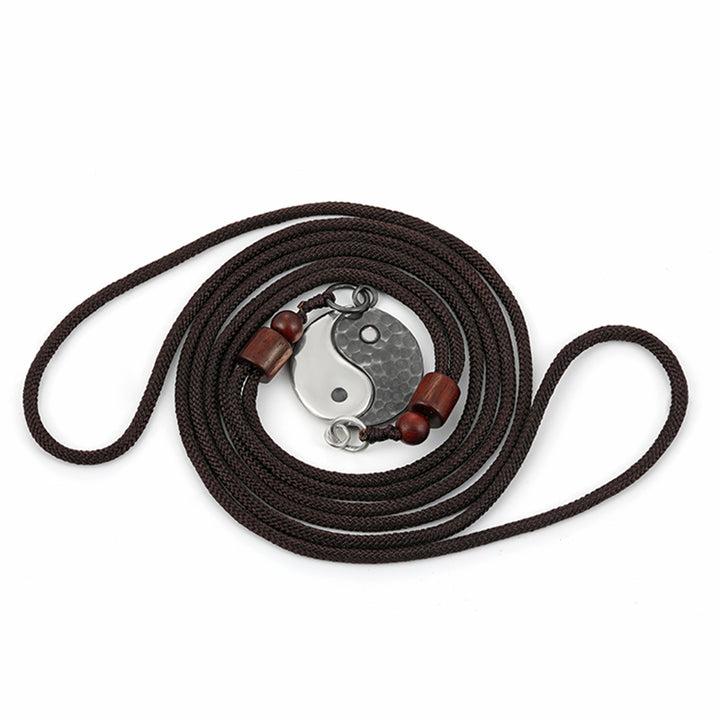 Collier pendentif en argent sterling 990 avec Buddha Stones et harmonie Yin Yang - image 13