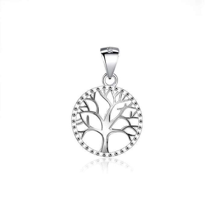 Collier pendentif création arbre de vie en argent sterling 925 avec Buddha Stones - image 8