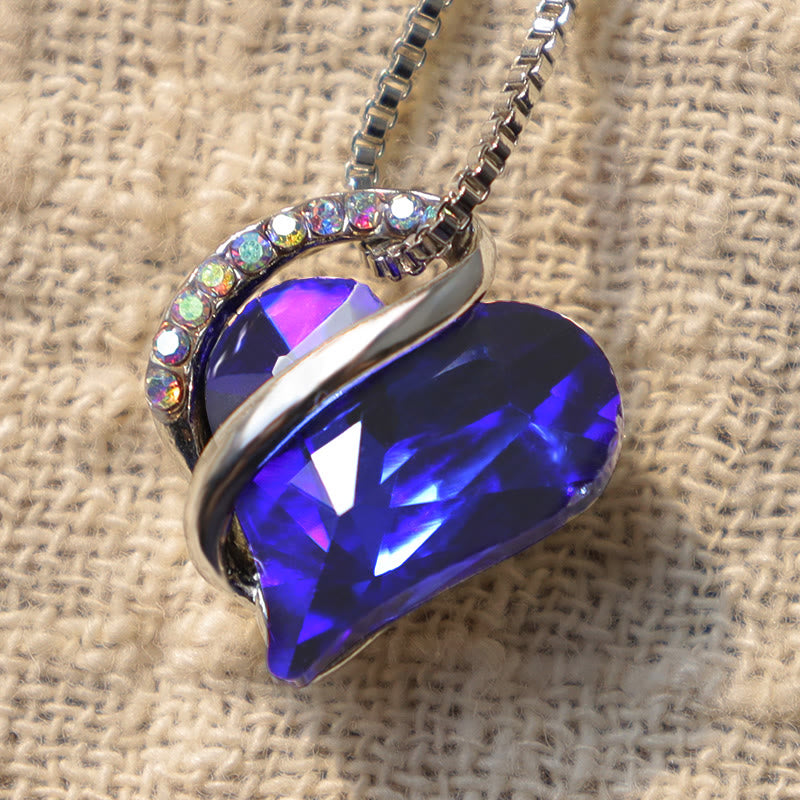 Collier pendentif énergie de guérison pierre de naissance coeur amour Buddha Stones