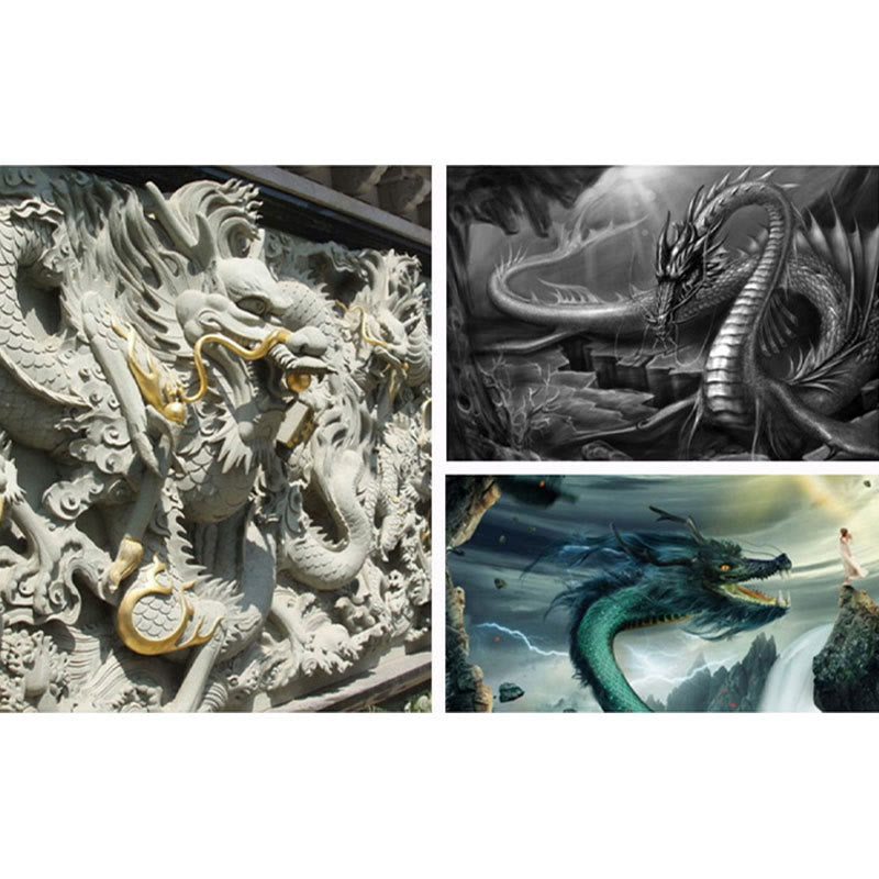 Bague ajustable en argent sterling 925 Buddha Stones et motif dragon vintage - image 14