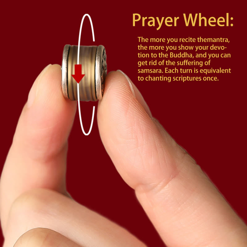 Buddha Stones en argent sterling 925 avec pierres de Bouddha et signe du zodiaque chinois, Bouddha natal, cinabre, Om Mani Padme Hum, calme - image 5