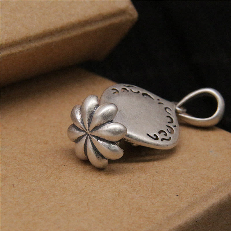 Collier Buddha Stones 999 Argent Sterling Méditation Bouddha Lotus Sérénité Pendentif - image 5