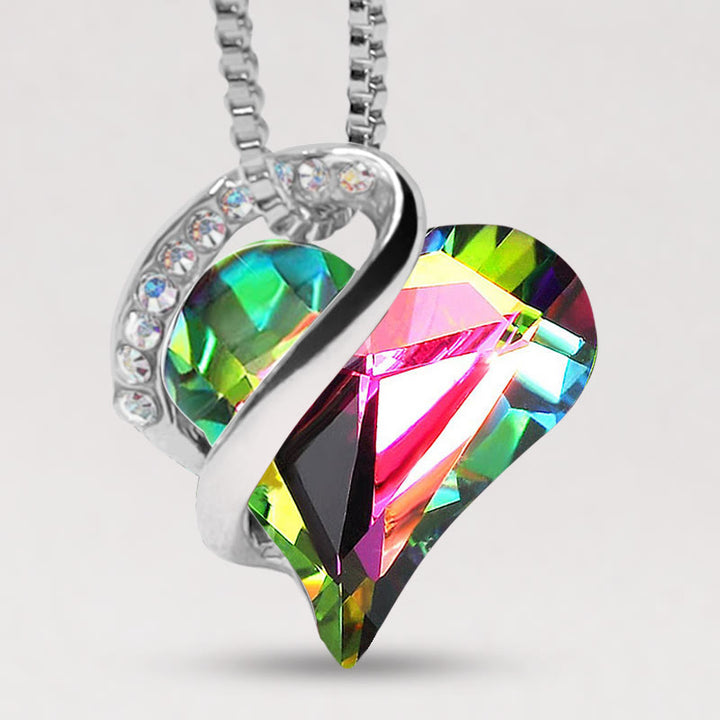 Collier pendentif énergie de guérison pierre de naissance coeur amour Buddha Stones - 14a - Pierre de guérison et de protection - Tourmaline arc-en-ciel noire - image 45