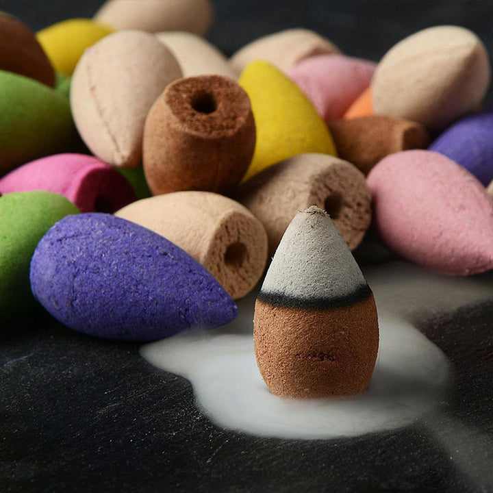 Buddha Stones Brûleur d'encens de guérison tibétain Bouddha Décoration - Encens-1 - image 3