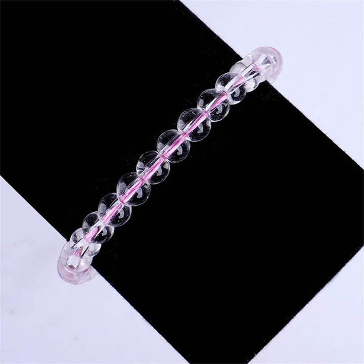 Bracelet réglable en perles de verre tressées faites à la main