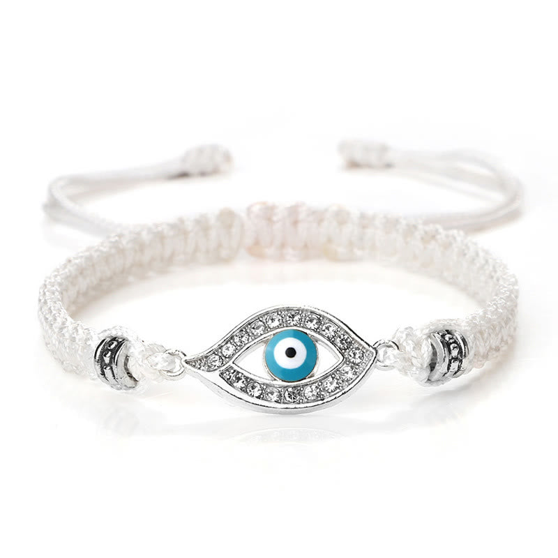 Bracelet en corde avec Buddha Stones pour éloigner le mauvais œil et les mauvais esprits