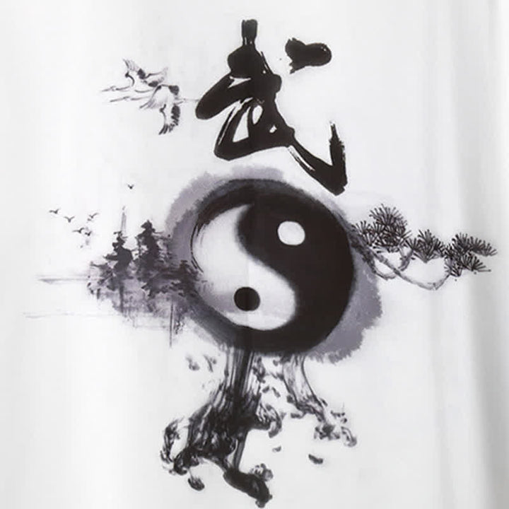 Buddha Stones 3 pièces Yin Yang arbre Tai Chi spirituel Zen pratique méditation prière uniforme ensemble de vêtements unisexe - image 8
