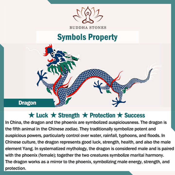 Buddha Stones Anneau rotatif de stimulation en acier titane Dragon - image 21